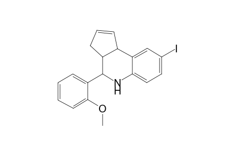 8-iodanyl-4-(2-methoxyphenyl)-3a,4,5,9b-tetrahydro-3H-cyclopenta[c]quinoline