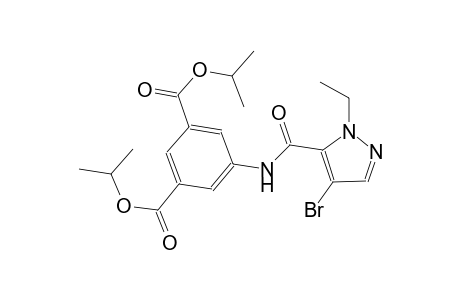 diisopropyl 5-{[(4-bromo-1-ethyl-1H-pyrazol-5-yl)carbonyl]amino}isophthalate