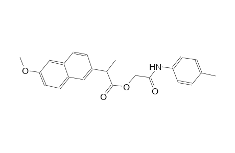 2-oxo-2-(4-toluidino)ethyl 2-(6-methoxy-2-naphthyl)propanoate