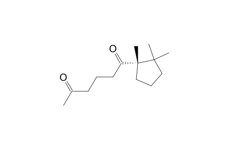 1-[(1S)-1,2,2-trimethylcyclopentyl]hexane-1,5-dione