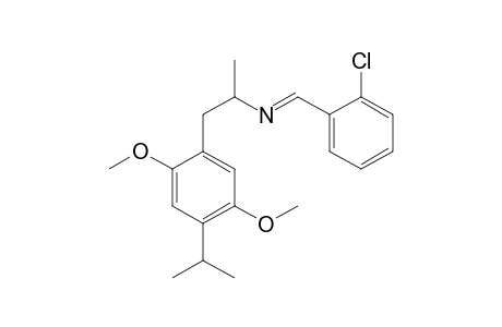 1-(2-Chlorophenyl)-N-[1-((2,5-dimethoxy-4-isopropyl)phenyl)propan-2-yl]methanimine