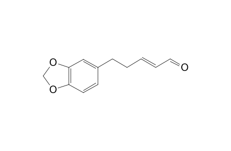 (E)-5-(1,3-benzodioxol-5-yl)-2-pentenal