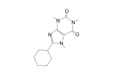 8-cyclohexyl-1,3,7-trimethyl-3,7-dihydro-1H-purine-2,6-dione