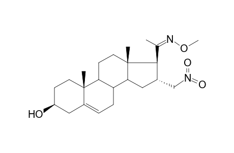 (3S,10R,13S,16R,17S)-17-[(1Z)-1-methoxyiminoethyl]-10,13-dimethyl-16-(nitromethyl)-2,3,4,7,8,9,11,12,14,15,16,17-dodecahydro-1H-cyclopenta[a]phenanthren-3-ol