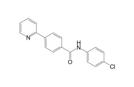 Benzamide, N-(4-chlorophenyl)-4-(2-pyridyl)-