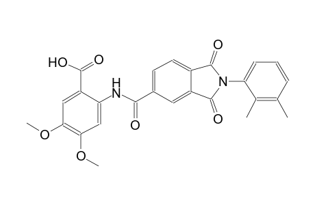 benzoic acid, 2-[[[2-(2,3-dimethylphenyl)-2,3-dihydro-1,3-dioxo-1H-isoindol-5-yl]carbonyl]amino]-4,5-dimethoxy-