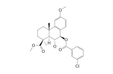 METHYL-7-BETA-(3'-CHLOROBENZOYLOXY)-6-ALPHA-HYDROXY-12-METHOXY-PODOCARPA-8,11,13-TRIEN-19-OATE