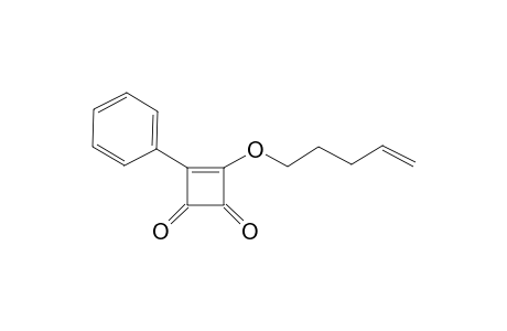 3-(pent-4-enyloxy)-4-phenylcyclobut-3-ene-1,2-dione