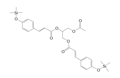Glycerol <1-acetyl-2,3-di-p-coumaroyl->, di-TMS