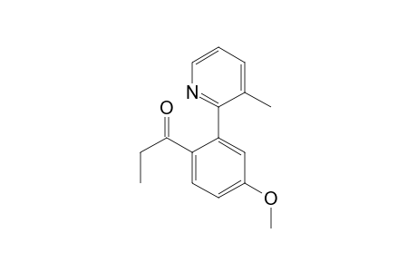 1-[4-Methoxy-2-(3-methyl-2-pyridinyl)phenyl]-1-propanone
