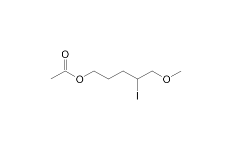 (4-iodanyl-5-methoxy-pentyl) ethanoate
