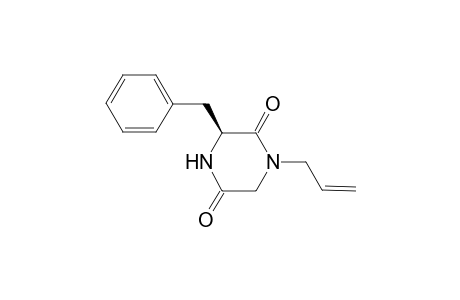 1-Benzyl-3-allyl-2,5-diketopiperazine