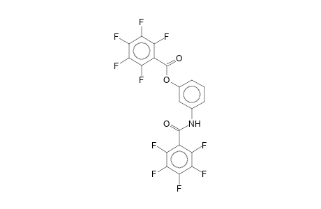 Pentafluorbenzoesaeure-[(n-pentafluorbenzoyl)-m-aminophenyl]-ester