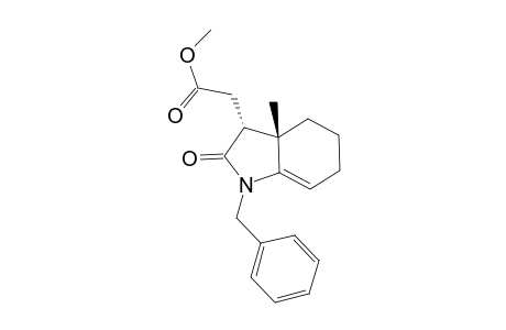 trtans-1-Benzyl-2-oxo-3a-methyl-2,3,3a,4,5,6,-hexahydroindole-3-acetic acid methyl ester