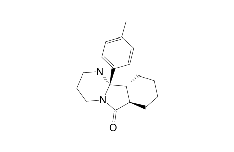 10B-(PARA-TOLYL)-1,2,3,4,5,6A,7,8,9,10,10A,10B-DODECAHYDRO-6H-PYRIMIDO-[2,1-A]-ISOINDOLONE