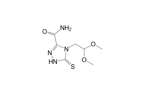 4-(2,2-Dimethoxyethyl)-5-thioxo-4,5-dihydro-1H-1,2,4-triazole-3-carboxamide