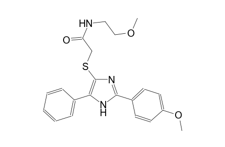 acetamide, N-(2-methoxyethyl)-2-[[2-(4-methoxyphenyl)-5-phenyl-1H-imidazol-4-yl]thio]-