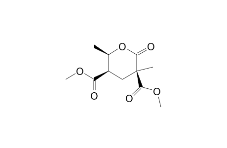 Dimethyl 3,c-6-dimethyl-2-oxotetrahydro-2H-pyran-r-3,c-5-dicarboxylate