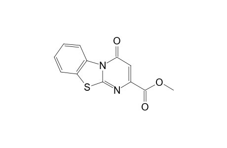 4H-Pyrimido[2,1-b][1,3]benzothiazole-2-carboxylic acid, 4-oxo-, methyl ester