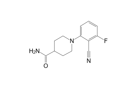 1-(2-cyano-3-fluorophenyl)isonipecotamide