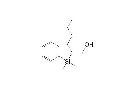 2-(Dimethylphenylsilyl)hexanol