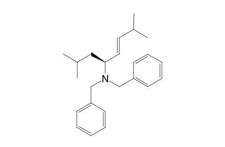 (2S,E)-N,N-Dibenzyl-2,7-dimethyloct-5-en-4-amine