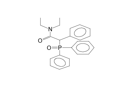 ALPHA-(DIPHENYLPHOSPHORYL)PHENYLACETIC ACID, N,N-DIETHYLAMIDE