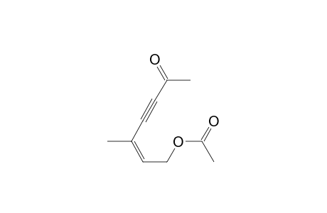 5-Hepten-3-yn-2-one, 7-(acetyloxy)-5-methyl-, (Z)-
