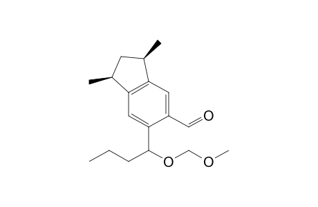 (cis)-6-[1'-(Methoxymethyl)oxybutyl]-1,3-dimethylindan-5-carbaldehyde