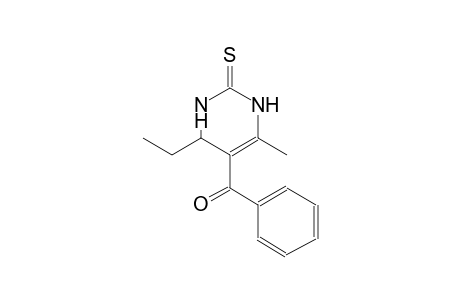 (4-ethyl-6-methyl-2-thioxo-1,2,3,4-tetrahydro-5-pyrimidinyl)(phenyl)methanone