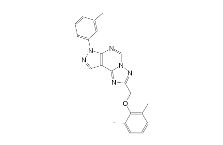 2-[(2,6-dimethylphenoxy)methyl]-7-(3-methylphenyl)-7H-pyrazolo[4,3-e][1,2,4]triazolo[1,5-c]pyrimidine