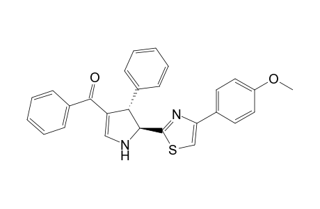 {(4S,5S)-5-[4-(4-Methoxy-phenyl)-thiazol-2-yl]-4-phenyl-4,5-dihydro-1H-pyrrol-3-yl}-phenyl-methanone