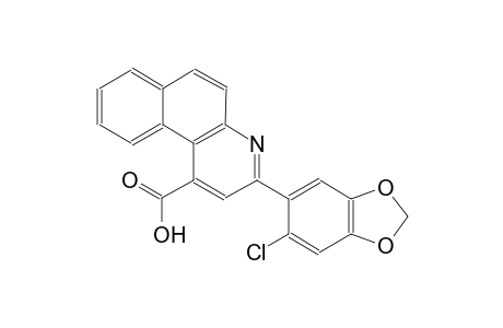 3-(6-chloro-1,3-benzodioxol-5-yl)benzo[f]quinoline-1-carboxylic acid