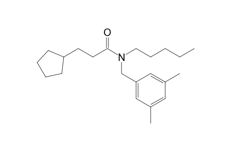 Propionamide, 3-cyclopentyl-N-(3,5-dimethylbenzyl)-N-pentyl-