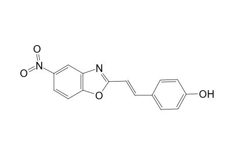 4-[(E)-2-(5-Nitro-1,3-benzoxazol-2-yl)ethenyl]phenol