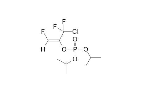 (E)-DIISOPROPYL (1-HYDRO-3-CHLORO-PERFLUORO-2-PROPENYL)PHOSPHATE