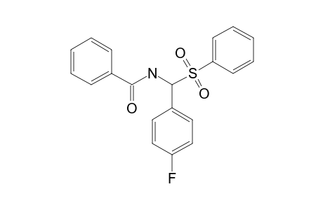 N-(BENZOYL)-ALPHA-(PHENYLSULFONYL)-4-FLUOROBENZYLAMINE