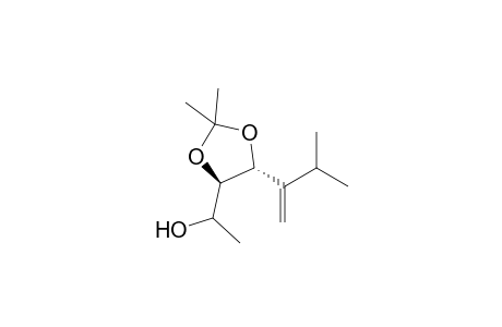 (4R,5R)-2,2-Dimethyl-4-(1'-methylene-2'-methylpropyl)-5-(1'-hydroxyethyl)-1,3-dioxolane: