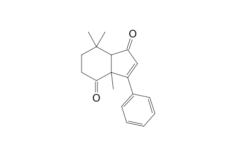 3a,7,7-Trimethyl-3-phenyl-5,6,7,7a-tetrahydro-3aH-inden-1,4-dione