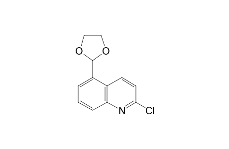 2-chloro-5-(1,3-dioxolan-2-yl)quinoline