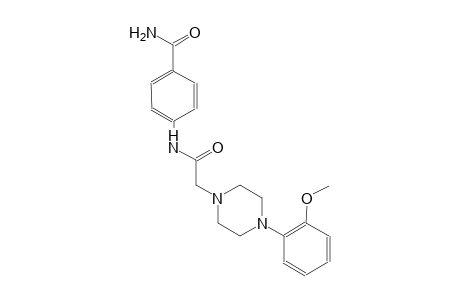 1-piperazineacetamide, N-[4-(aminocarbonyl)phenyl]-4-(2-methoxyphenyl)-