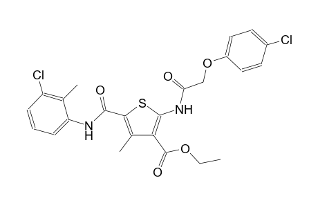 3-thiophenecarboxylic acid, 5-[[(3-chloro-2-methylphenyl)amino]carbonyl]-2-[[(4-chlorophenoxy)acetyl]amino]-4-methyl-, ethyl ester