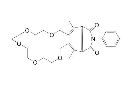 18,24-Dimethyl-21-phenyl-3,6,9,12,15-pentaoxa-21-azatricyclo[15.7.0.0(19,23)]tetracosa-1(24,17,19(23))-triene-20,22-dione
