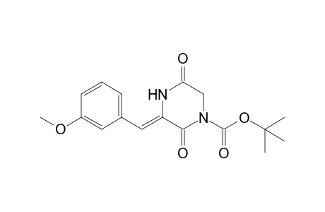 (3Z)-2,5-diketo-3-m-anisylidene-piperazine-1-carboxylic acid tert-butyl ester