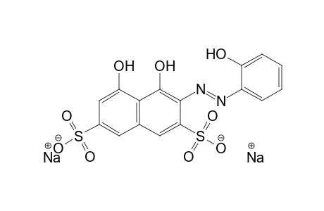 2,7-Naphthalenedisulfonic acid, 4,5-dihydroxy-3-[(2-hydroxyphenyl)azo]-, disodium salt