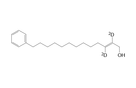 2-Tridecen-2,3-D2-1-ol, 13-phenyl-, (E)-