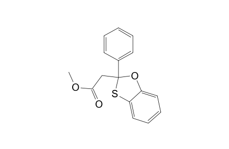 1,3-Benzoxathiole-2-acetic acid, 2-phenyl-, methyl ester
