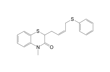 (Z)-4-Methyl-2-(4-phenylthiobut-2-enyl)-2H-benzothiazin-3(4H)-one