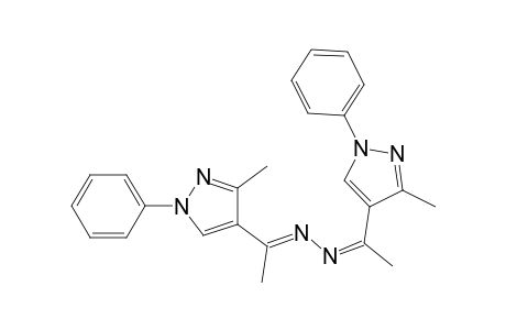 Ethanone, 1-(3-methyl-1-phenyl-1H-pyrazol-4-yl)-, [1-(3-methyl-1-phenyl-1H-pyrazol-4-yl)ethylidene]hydrazone