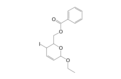 ETHYL-6-O-BENZOYL-4-IODO-2,3,4-TRIDEOXY-ALPHA-D-THREO-HEX-2-ENO-PYRANOSIDE